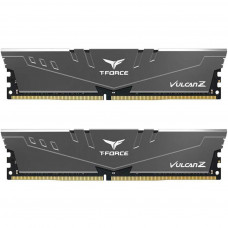 Модуль пам'яті для комп'ютера DDR4 8GB (2x8GB) 2666 MHz T-Force Vulcan Z Gray Team (TLZGD48G2666HC18HDC01)