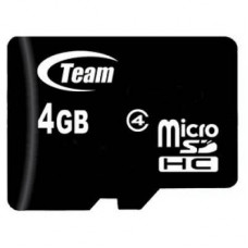 Карта пам'яті Team 4Gb microSDHC class 4 (TUSDH4GCL402)