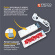 Мережевий подовжувач TECCO 1.5м 2 поста white (8681277843433)