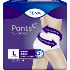 Підгузки для дорослих Tena Pants Plus Night Труси нічні розмір Large 12 шт (7322540839920)