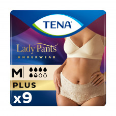 Підгузки для дорослих Tena Lady Pants Plus M для жінок 9 шт Creme, East (7322540920772)