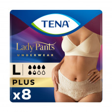 Підгузки для дорослих Tena Lady Pants Plus L для жінок Large 8 шт Creme (7322540920796)