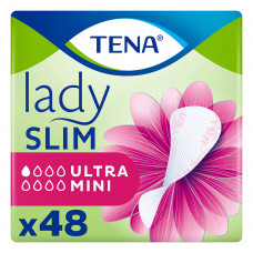 Урологічні прокладки Tena Lady Slim Ultra Mini 48 шт. (7322541360577)