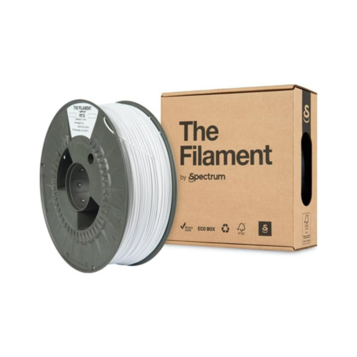 Пластик для 3D-принтера The Filament PETG 1.75mm SNOW WHITE 1kg (TF-24016)