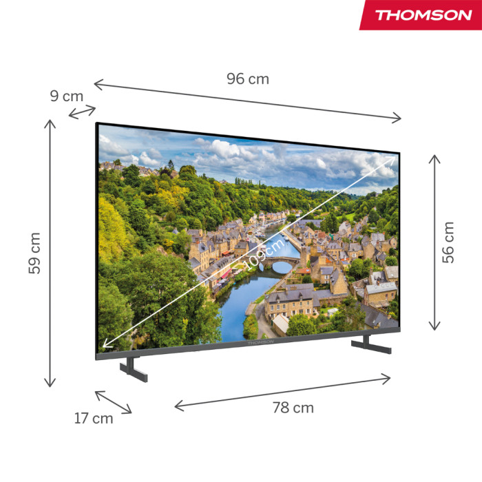 Телевізор THOMSON 43FQG3S15