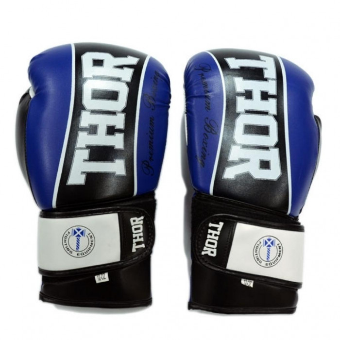 Боксерські рукавички Thor Thunder 14oz Blue (529/11(PU) BLUE 14 oz.)