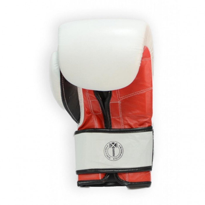 Боксерські рукавички Thor Ring Star 14oz White/Red/Black (536/01(PU)WHITE/RED/BLK 14 oz.)