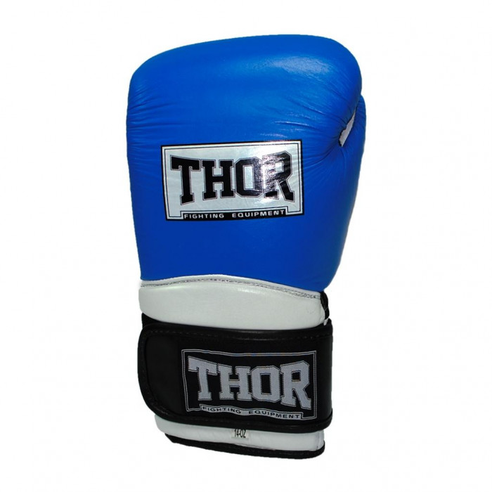 Боксерські рукавички Thor Pro King 10oz Blue/White/Black (8041/03(Leather) Bl/Wh/B10 oz.)