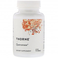 Вітамінно-мінеральний комплекс Thorne Research Кверцетин із Бромелайном, Quercenase, 60 капсул (THR-33202)