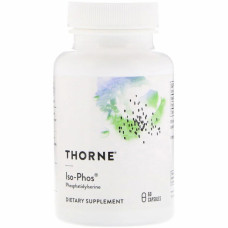 Вітамінно-мінеральний комплекс Thorne Research Ізо-фос, Фосфатидилсерін, Iso-Phos, 60 капсул (THR-71502)