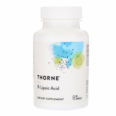 Антиоксидант Thorne Research R-Ліпоєва кислота, R-Lipoic Acid, 60 капсул (THR-77103)