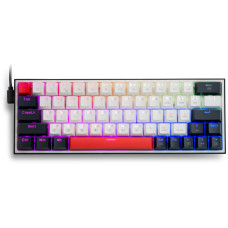 Клавіатура Thunderobot K63 RGB Red Switch USB UA White (6932066313449)