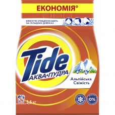 Пральний порошок Tide Аква-Пудра Альпійська свіжість 3.6 кг (8006540537701)