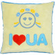М'яка іграшка Tigres Подушка I love UA (ПД-0441)