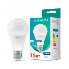 Лампочка TITANUM A65 15W E27 3000K (TLA6515273)