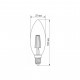 Лампочка TITANUM LED Filament C37FD 4W E14 4100K (VL-C37FD-04144)