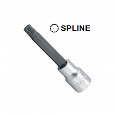 Головка торцева Toptul SPLINE M8 L100мм 1/2