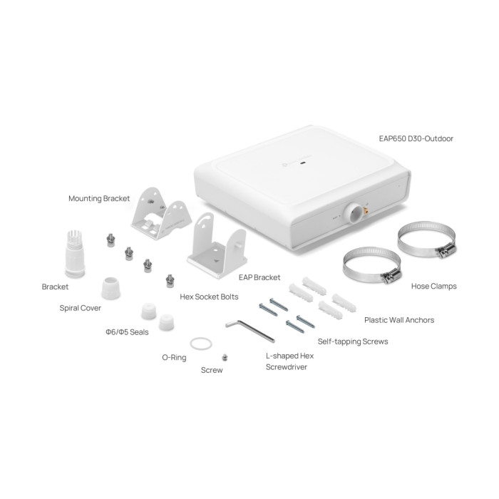 Точка доступу Wi-Fi TP-Link EAP650-D30-OUTDOOR