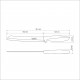 Кухонний ніж Tramontina Plenus Light Grey Bread 203 мм (23422/138)
