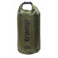 Гермомішок Tramp PVC Diamond Rip-Stop оливковый 20л (TRA-113-olive)