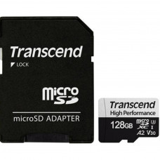 Карта пам'яті Transcend 128GB microSDXC class 10 UHS-I U3 A2 (TS128GUSD330S)