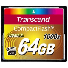 Карта пам'яті Transcend 64Gb Compact Flash 1000x (TS64GCF1000)