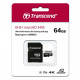 Карта пам'яті Transcend 64GB microSDXC class 10 UHS-I U3 A2 (TS64GUSD340S)