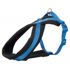 Шлея для собак Trixie Premium нейлон L 60-100 см/25 мм синій (4011905204123)