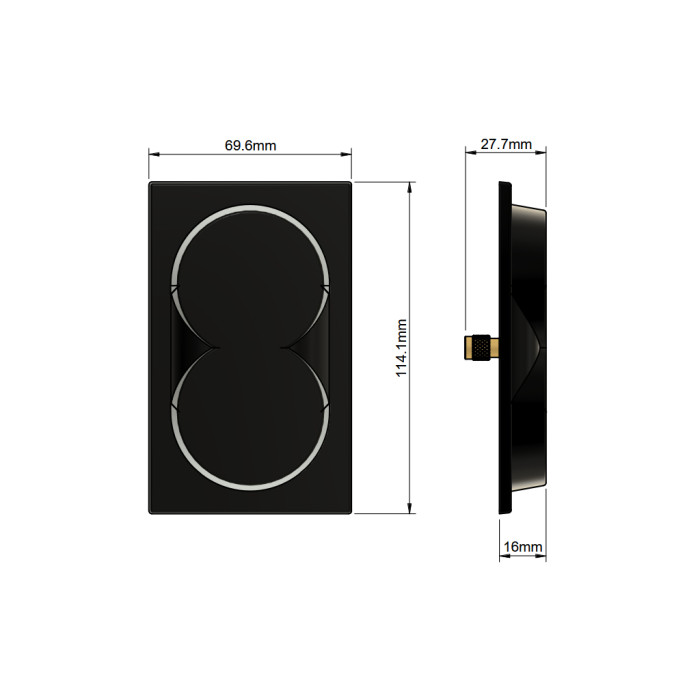 Антена для дрона TrueRC X2-AIR 5.0 MK II SMA RHCP (0608597256260)