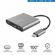 Концентратор Trust Dalyx 3-in-1 Multiport USB-C (23772)