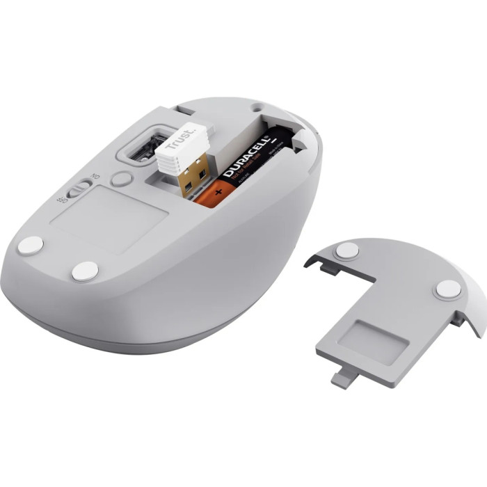 Мишка Trust Yvi+ Multi-Device Wireless/Bluetooth White (25454)