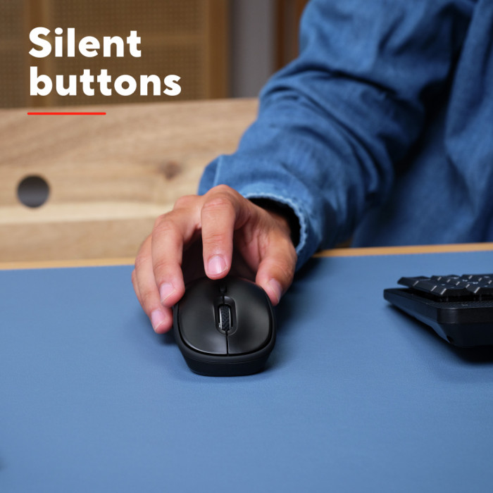Мишка Trust Yvi+ Silent Wireless Glossy Black (25512)