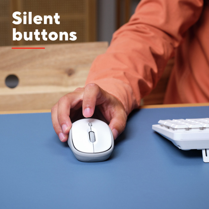 Мишка Trust Yvi+ Silent Wireless White (25513)