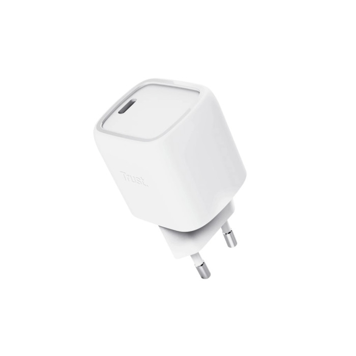 Зарядний пристрій Trust USB-C PD30W GaN white (25520_TRUST)