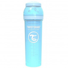 Пляшечка для годування Twistshake антиколькова 330 мл, світло-блакитна (69871)
