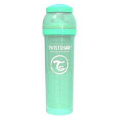 Пляшечка для годування Twistshake антиколькова 330 мл, мятна (69872)