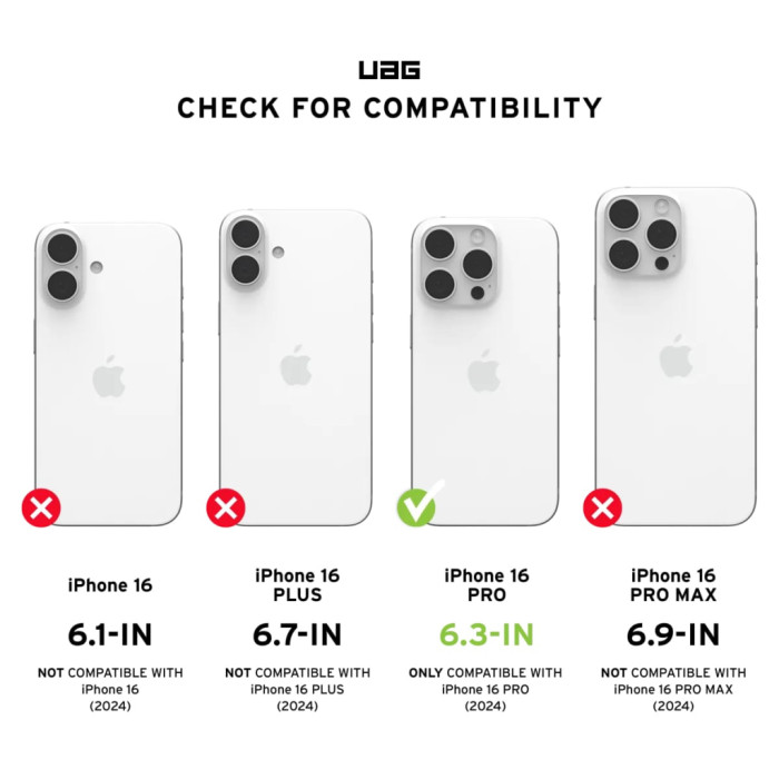 Чохол до мобільного телефона UAG iPhone 16 Pro Monarch Pro Magsafe Carbon Fiber (114456114242)