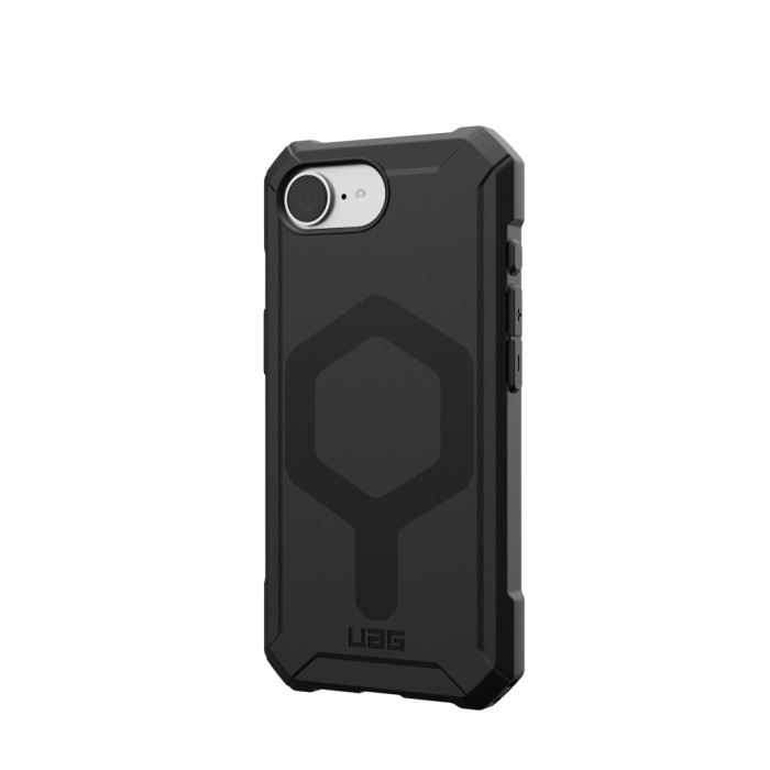 Чохол до мобільного телефона UAG iPhone 16E (4th Gen, 2025) Essential Armor MagSafe Black (114496114040)