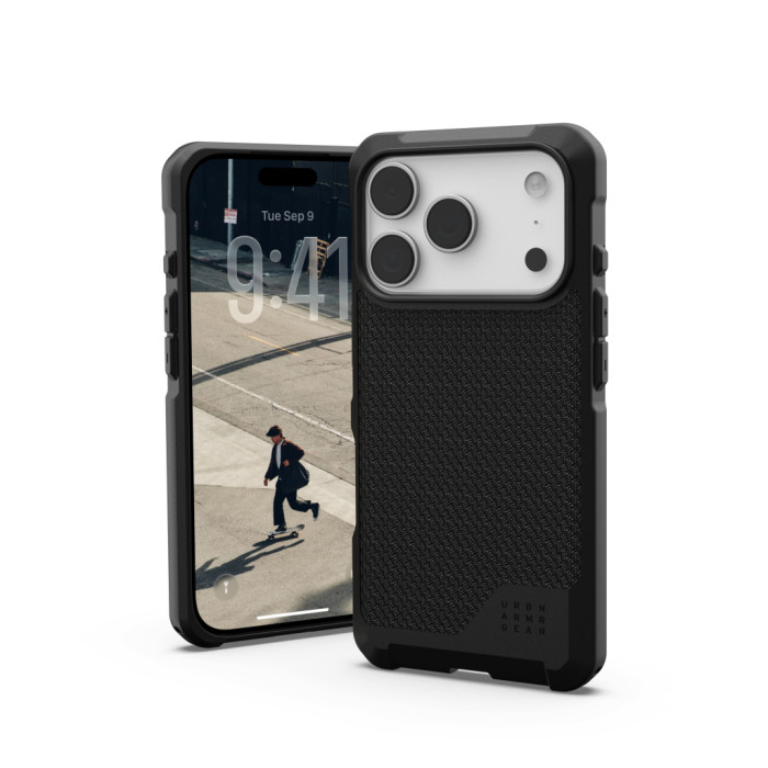 Чохол до мобільного телефона UAG iPhone 17 Pro Metropolis LT MagSafe Kevlar Black (114517113940)