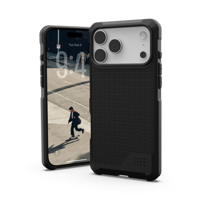 Чохол до мобільного телефона UAG iPhone 17 Pro Max Metropolis LT MagSafe Kevlar Black (114518113940)