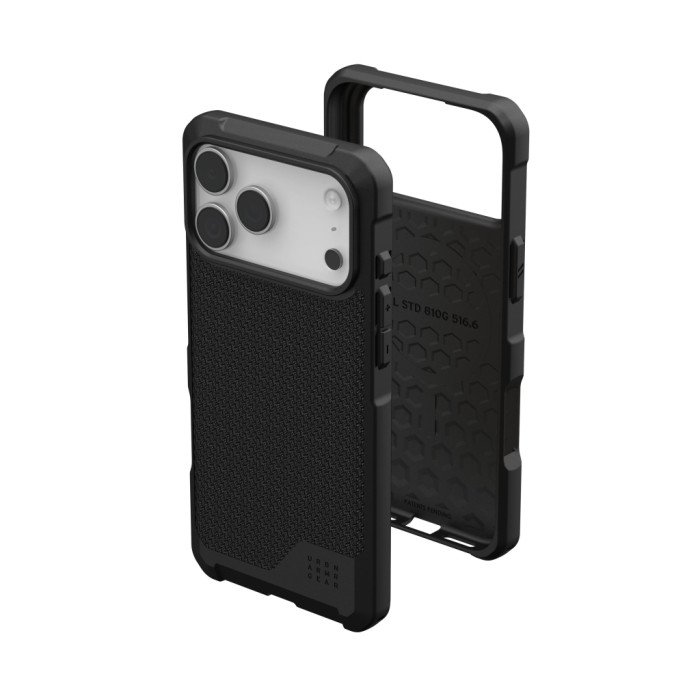 Чохол до мобільного телефона UAG iPhone 17 Pro Max Metropolis LT MagSafe Kevlar Black (114518113940)