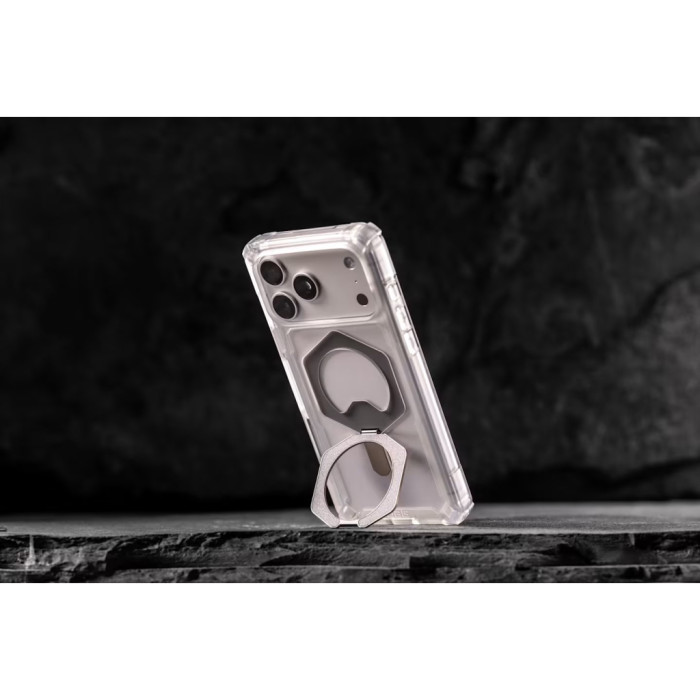 Чохол до мобільного телефона UAG Plasma XTE MagSafe iPhone 17 Pro Clear/Titanium (114527114G36)