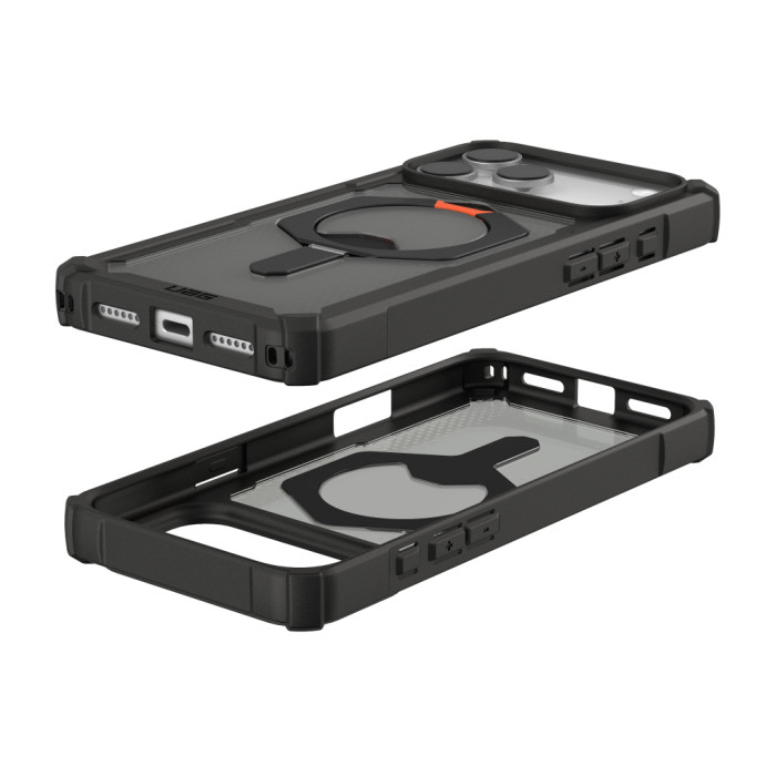 Чохол до мобільного телефона UAG iPhone 17 Pro Max Plasma XTE MagSafe Black/Pop Orange (114528114097)