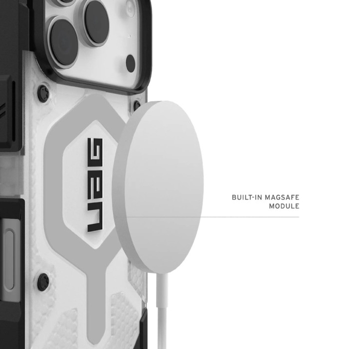 Чохол до мобільного телефона UAG Pathfinder Clear MagSafe iPhone 17 Pro Ice/Silver (114551114333)