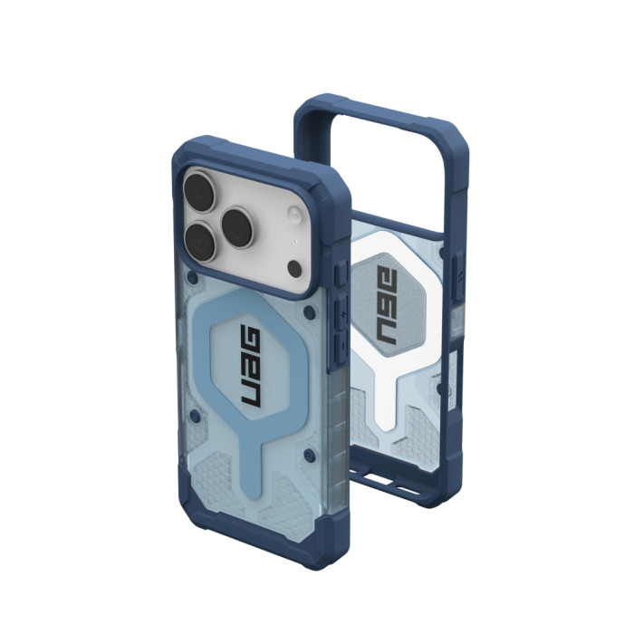 Чохол до мобільного телефона UAG iPhone 17 Pro Pathfinder Clear MagSafe Bundle Blues Lanyard (1145511BV03)
