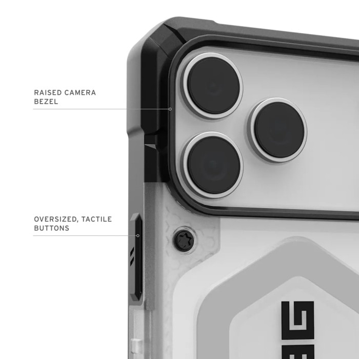 Чохол до мобільного телефона UAG Pathfinder Clear MagSafe iPhone 17 Pro Max Ice/Silver (114552114333)
