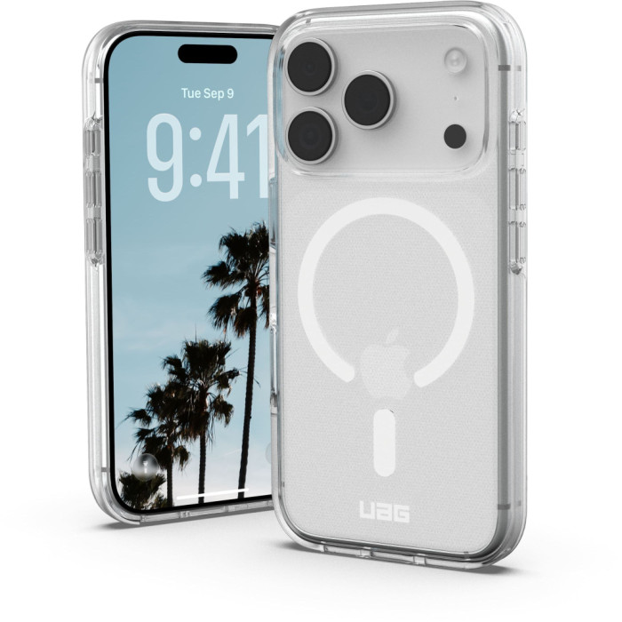 Чохол до мобільного телефона UAG iPhone 17 Pro Scout Clear MagSafe Ice/White (114558114341)