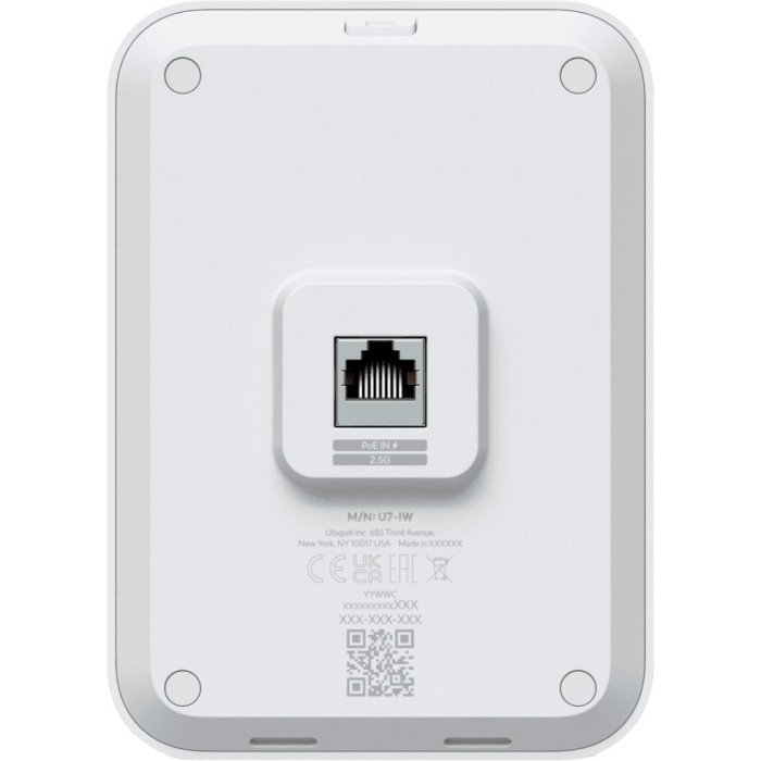 Точка доступу Wi-Fi Ubiquiti UniFi 7 In-Wall (U7-IW)