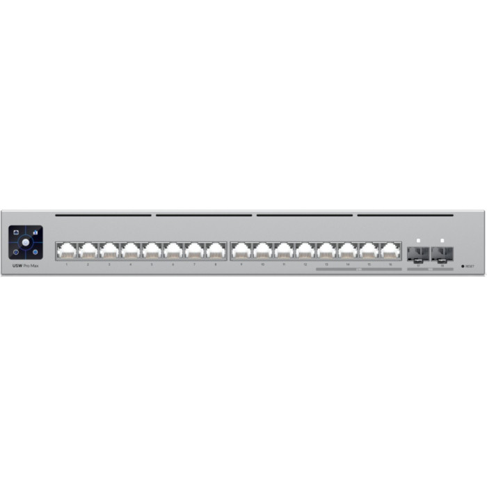 Комутатор мережевий Ubiquiti USW-PRO-MAX-16-POE