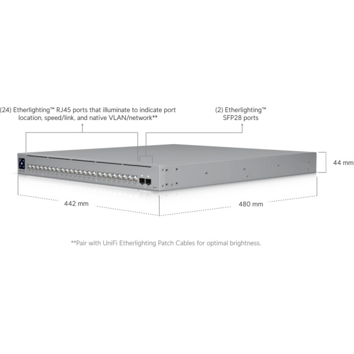 Комутатор мережевий Ubiquiti USW-PRO-XG-24